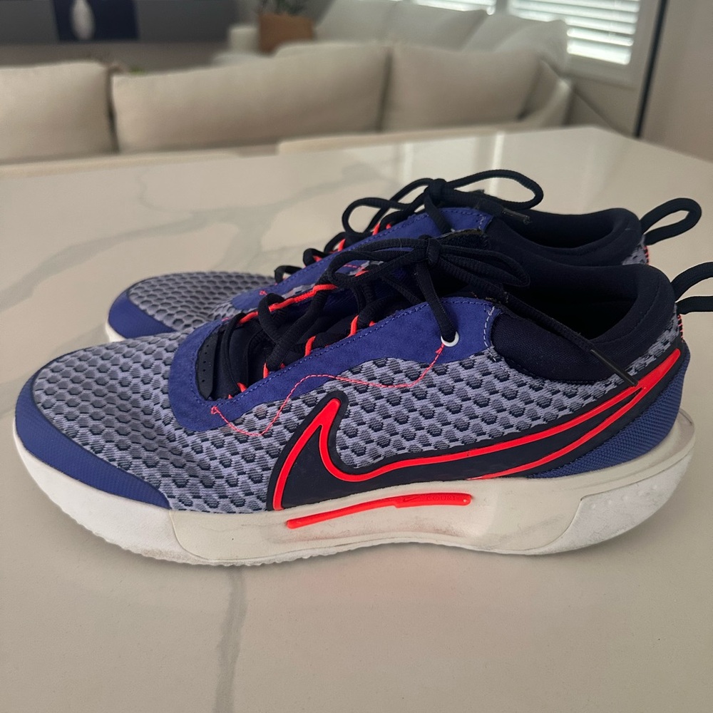 Men’s Nike Blue and Red Tennis Shoes